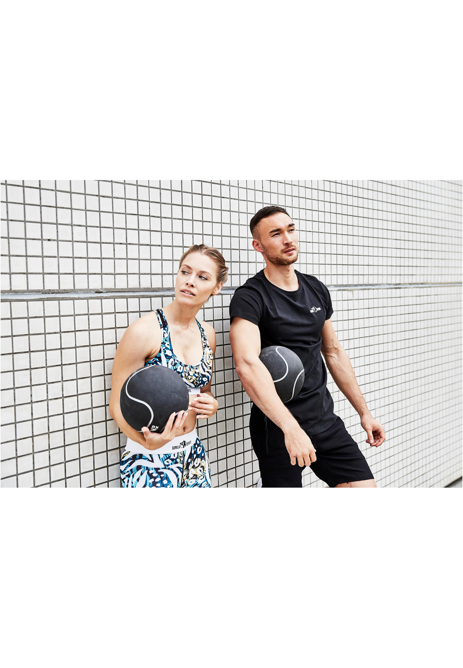MEDECINE BALL CAOUTCHOUC NOIR ET GRIS | MUSCULATION | AU CHOIX DE 1KG À 10KG 2/4