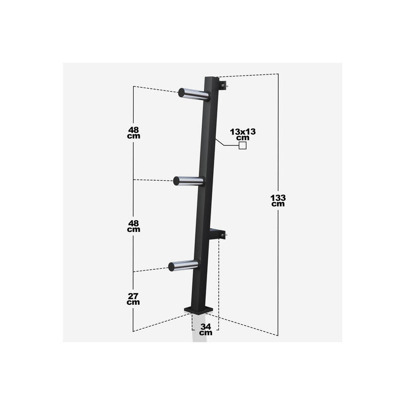 Suport discuri cu montare pe perete 50/51 mm