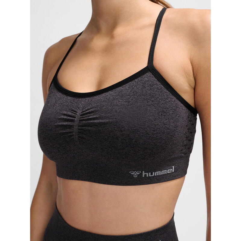 Camiseta Hmlci Yoga Mujer Elástico Transpirable De Secado Rápido Sin Costuras