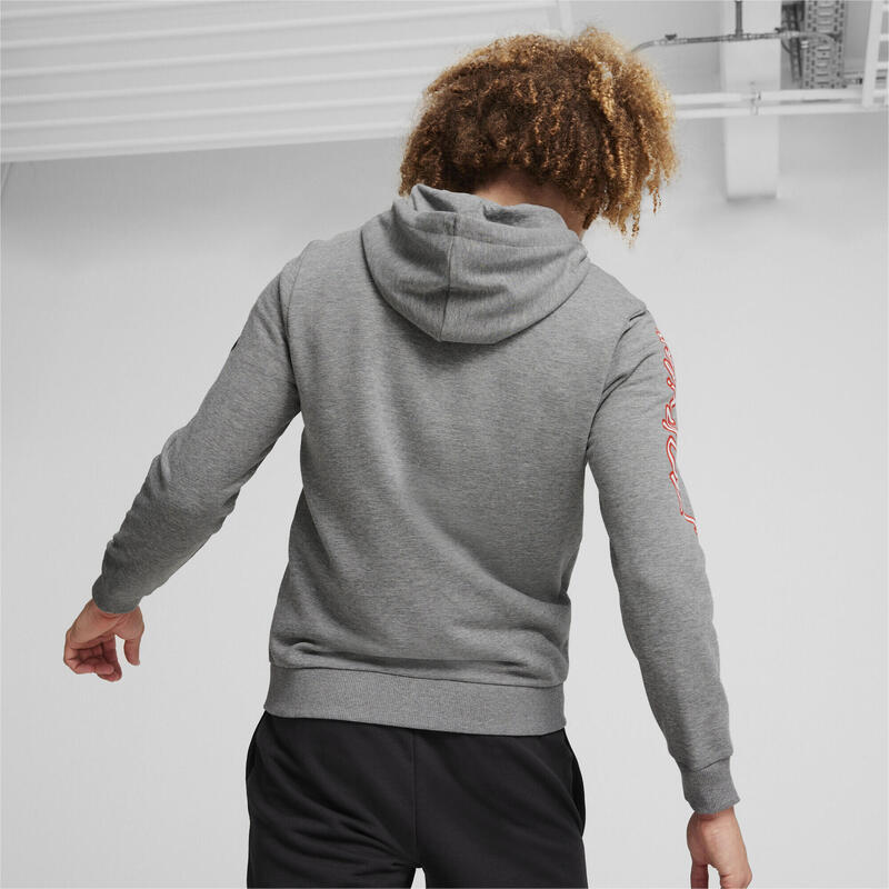 AC Milan Ftblicons hoodie met volledige ritssluiting PUMA Medium Gray Heather