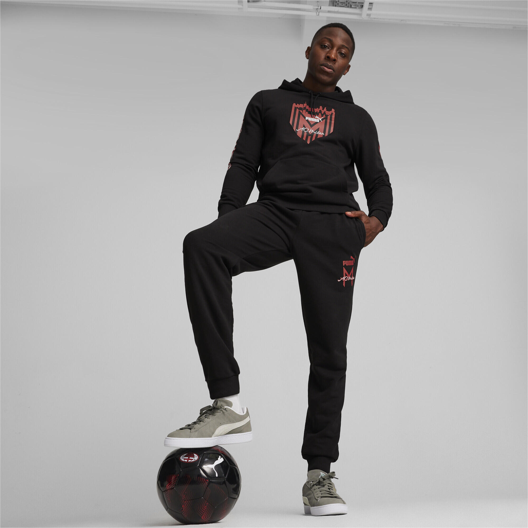 Pantaloni da ginnastica AC Milan Ftblicons PUMA Black 4/6