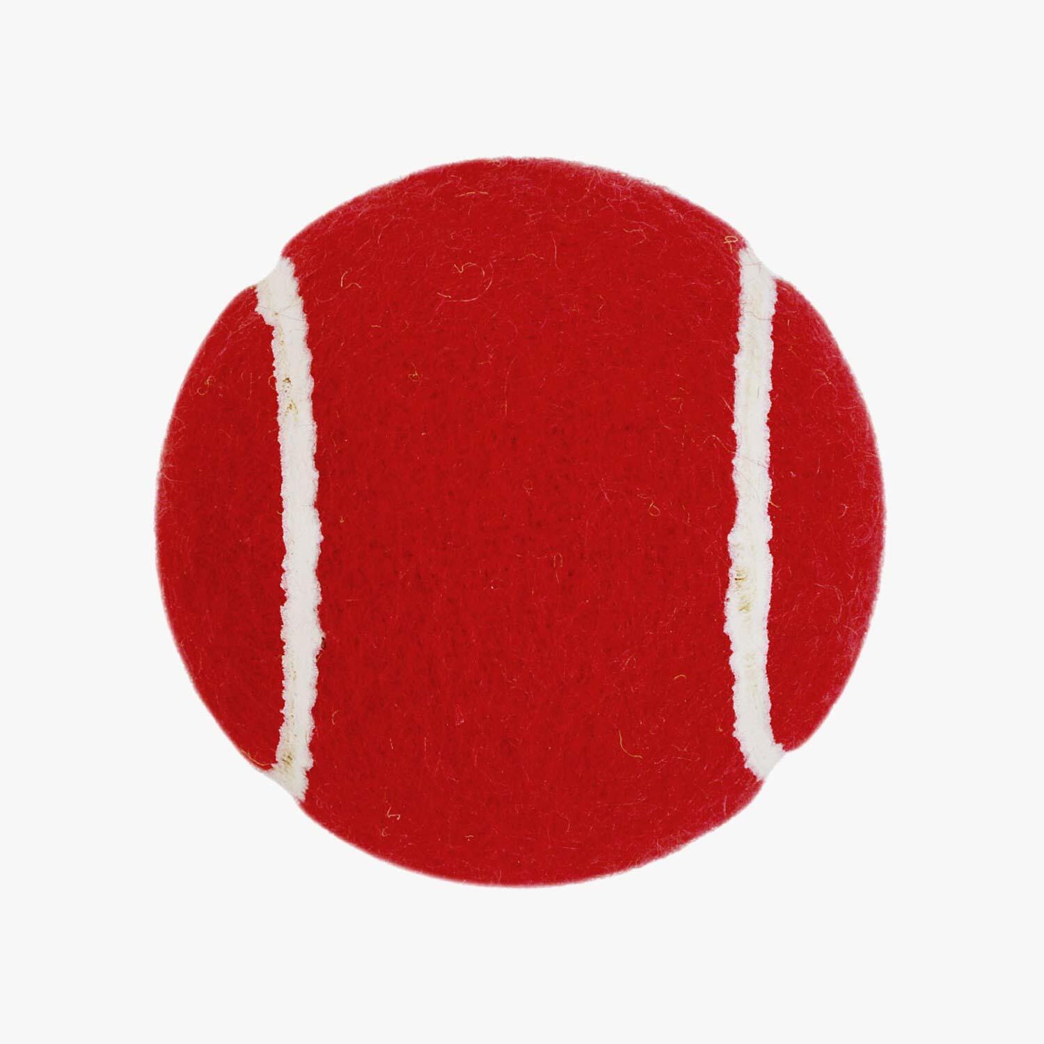 DSC Nitro Heavy Tennis Ball (Pack of 2) | Stitching Rubber Moulded 3/3