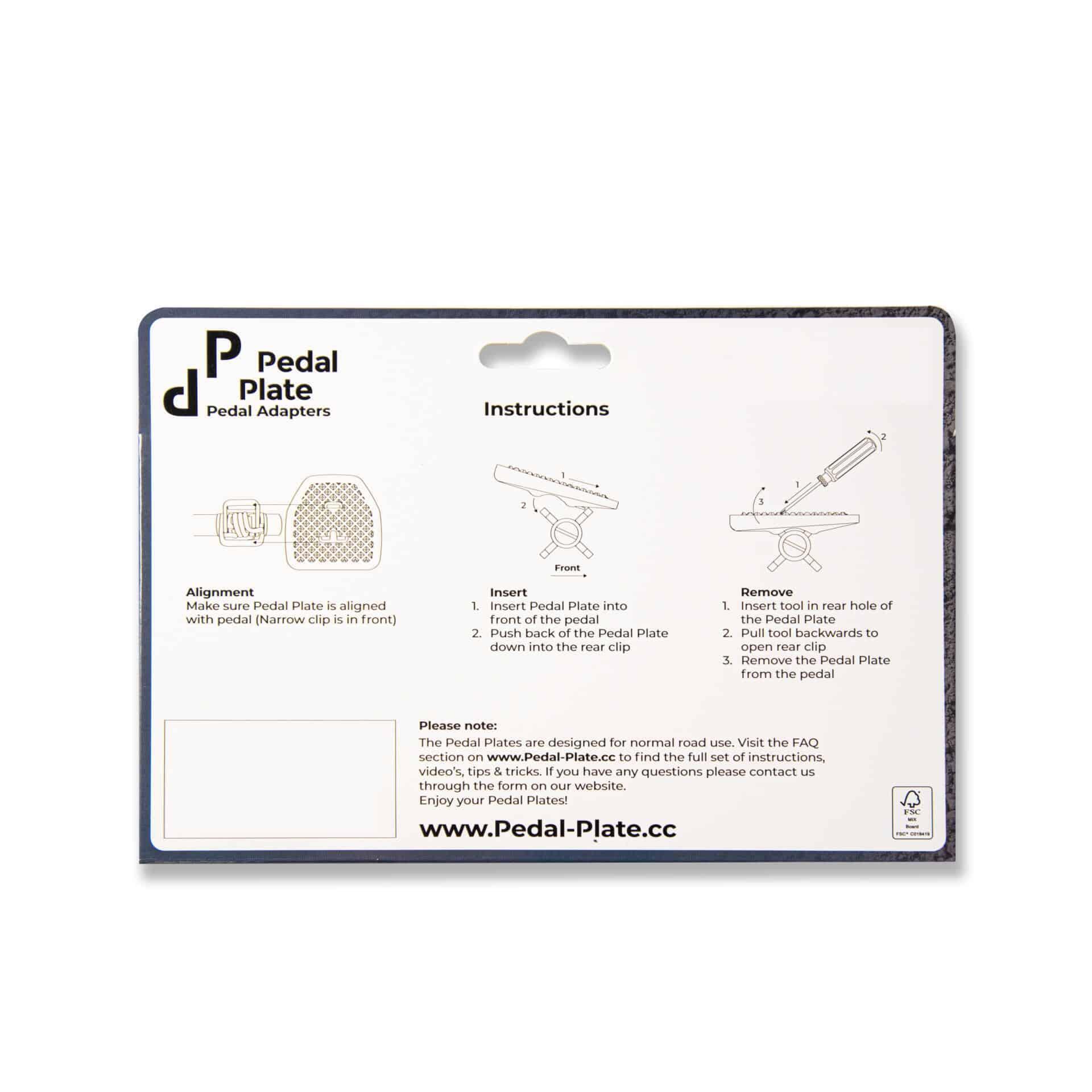 Pedal Plate | CB |Adapter voor Crankbrothers Eggbeater en Candy pedalen 7/8