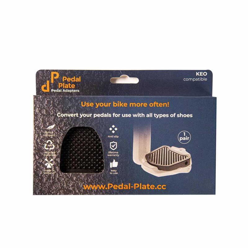 Adaptér pro bezklipsové pedály Look KEO a BTWIN Pedal Plate KEO