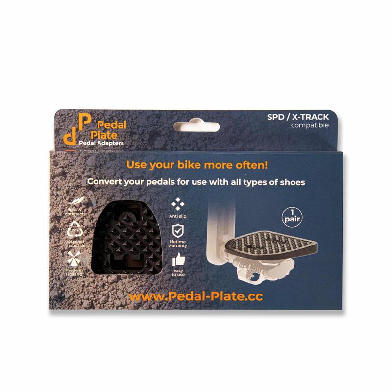 Adaptér pro bezklipsové pedály Shimano SPD a Look X-Track Pedal Plate SPDX