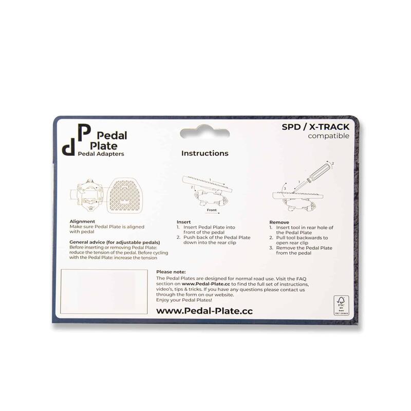 Adaptér pro bezklipsové pedály Shimano SPD a Look X-Track Pedal Plate SPDX