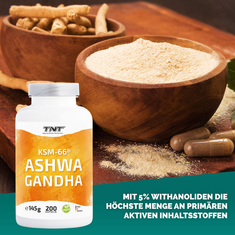 TNT Ashwagandha KSM-66® (200 Kapseln)