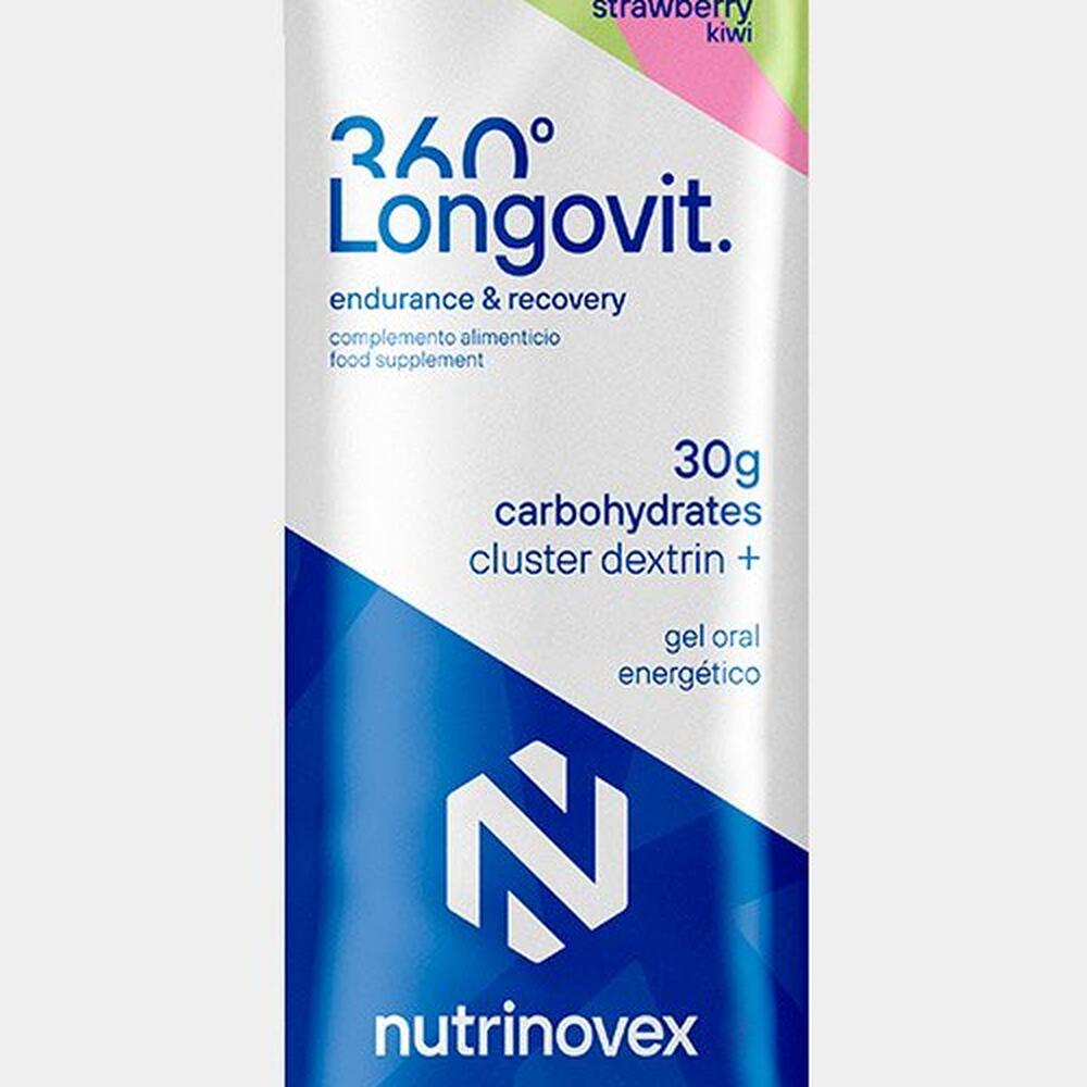 Gel energético Longovit 360º Gel - Fresa y Kiwi Nutrinovex 2/2