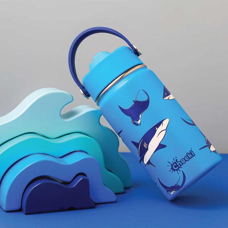 Insulated Little Adventurer Bottle 兒童款不銹鋼保溫瓶 400ml - 藍色