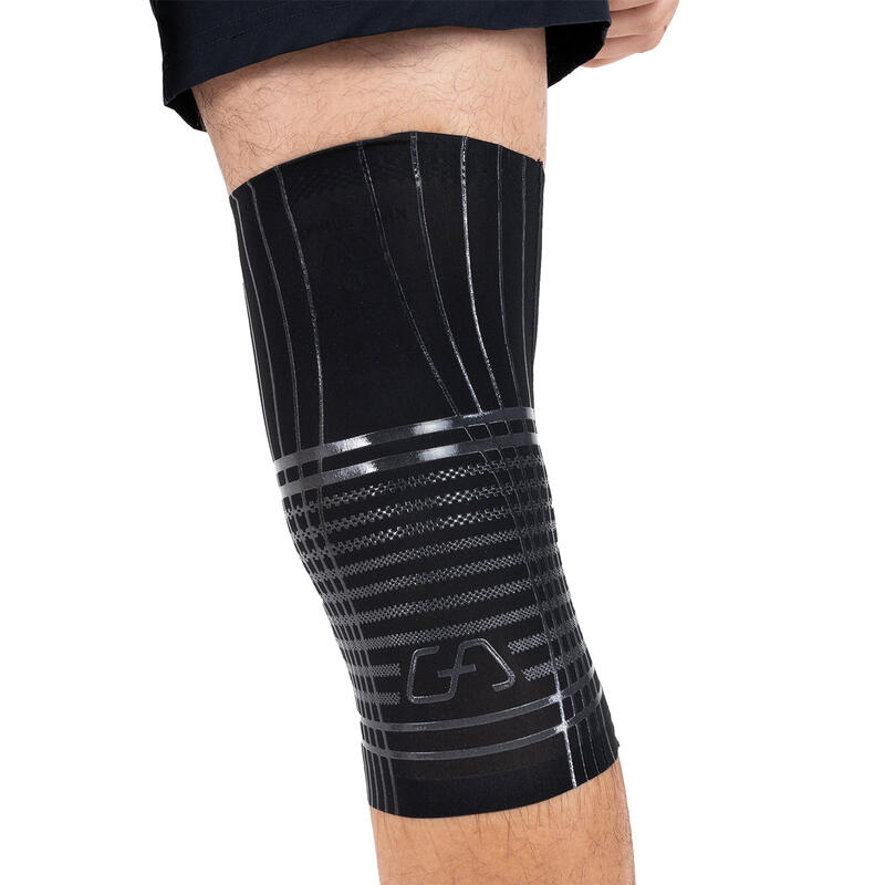 SensELAST® 防滑運動壓力緊身護膝套 - 黑色