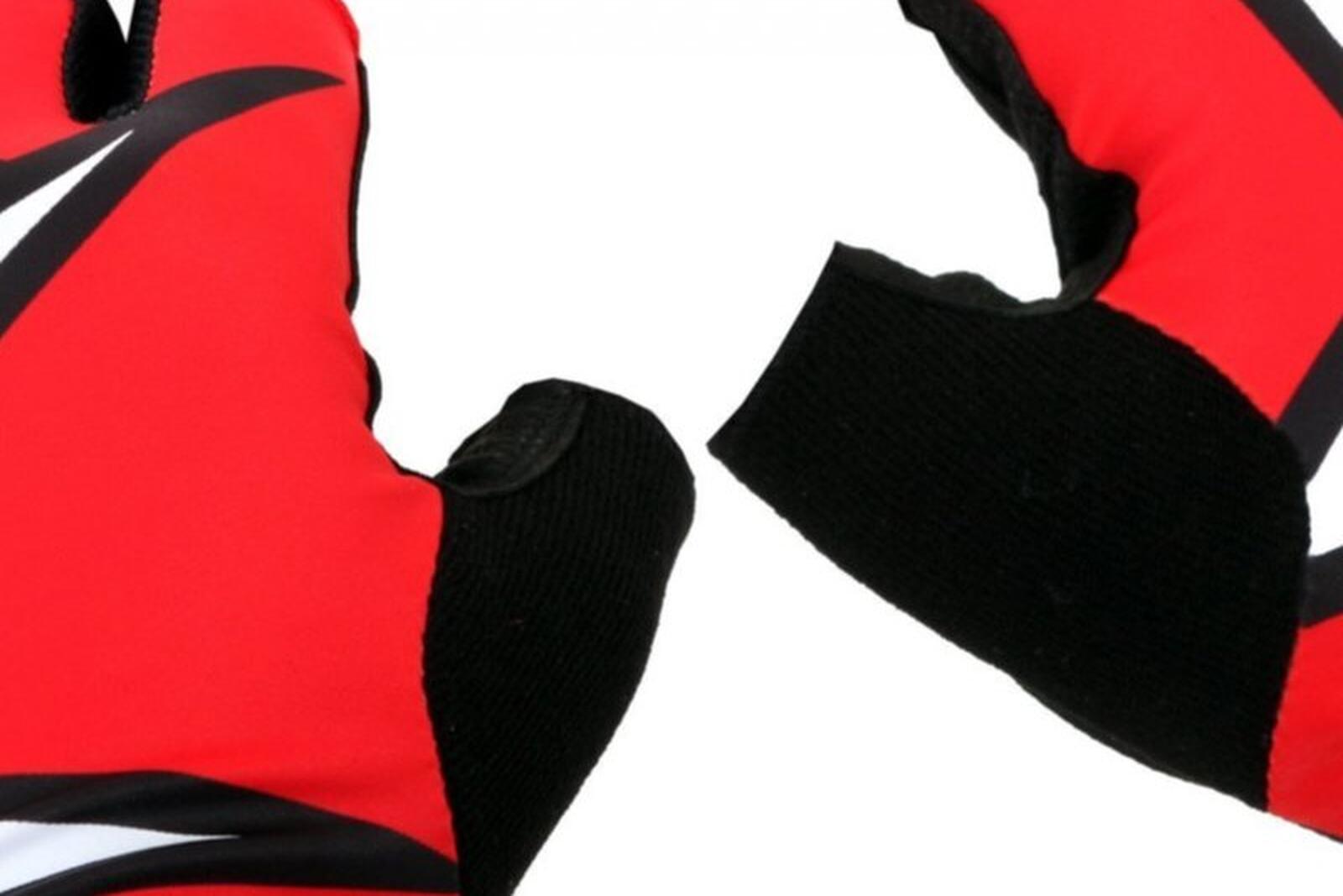 Luvas Curtas Control XC ciclismo Vermelho MSC BIKES 2/2