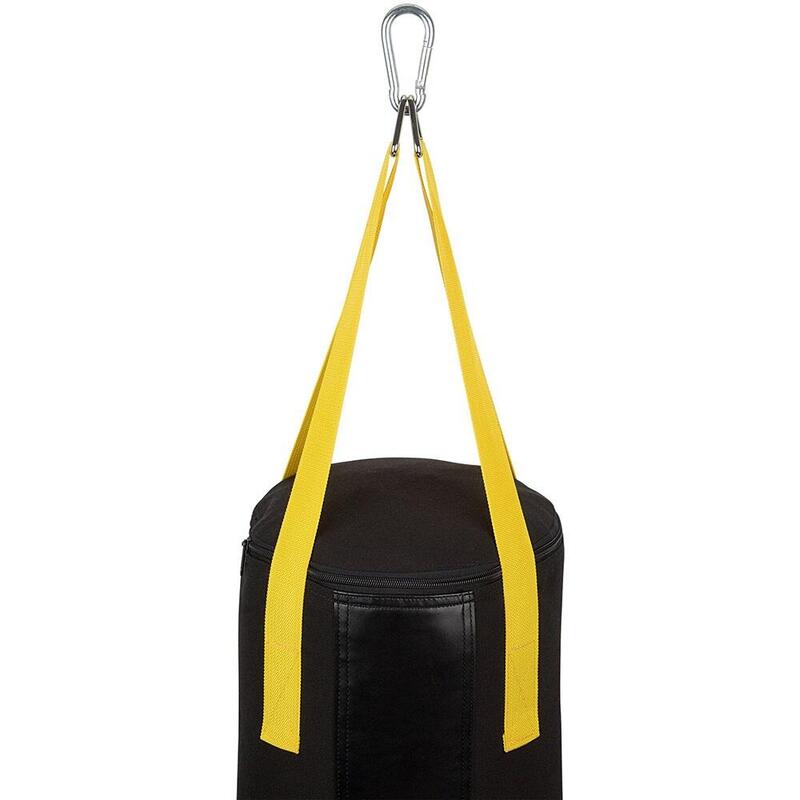 Sac de box Avento 10 kg, 60 cm, negru/galben