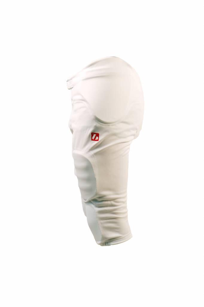 FPS-01 Blanc pantalon avec protections intégrées, 7 pads 2/3