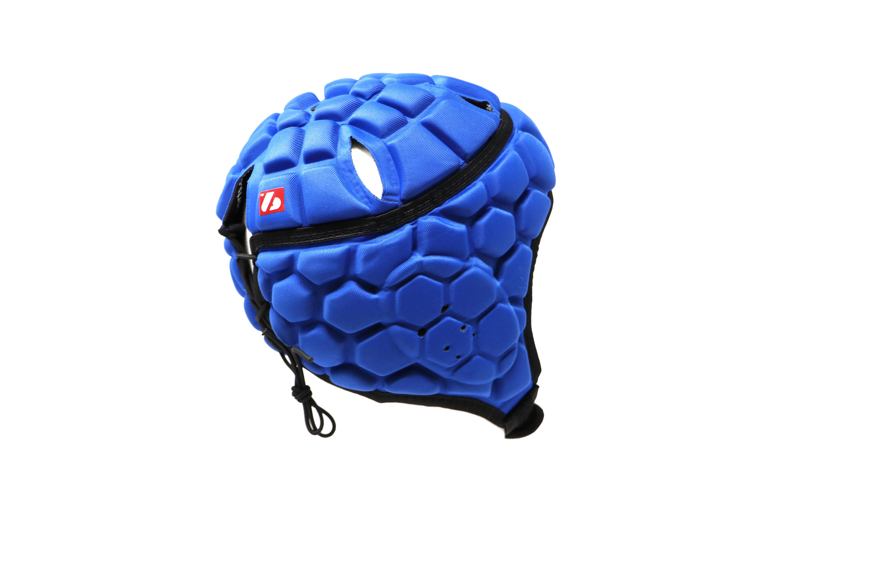 HEAT PRO Royal Blue Rugby and Flag Football Helmet 4/5