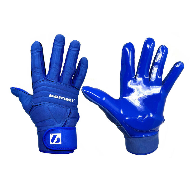 FLG-03 Bleu gants de football américain de linemen pro, OL,DL