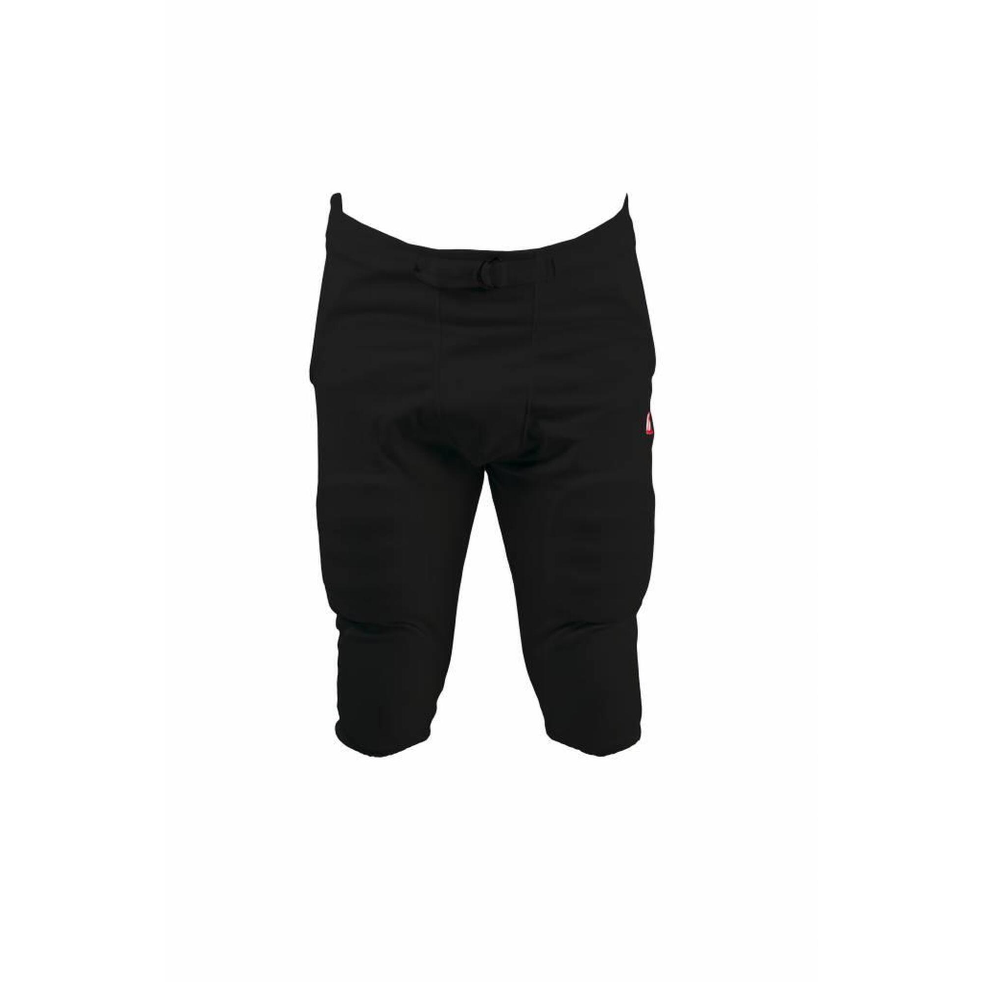 FPS-01 Pantalón negro con protectores integrados, 7 acolchados