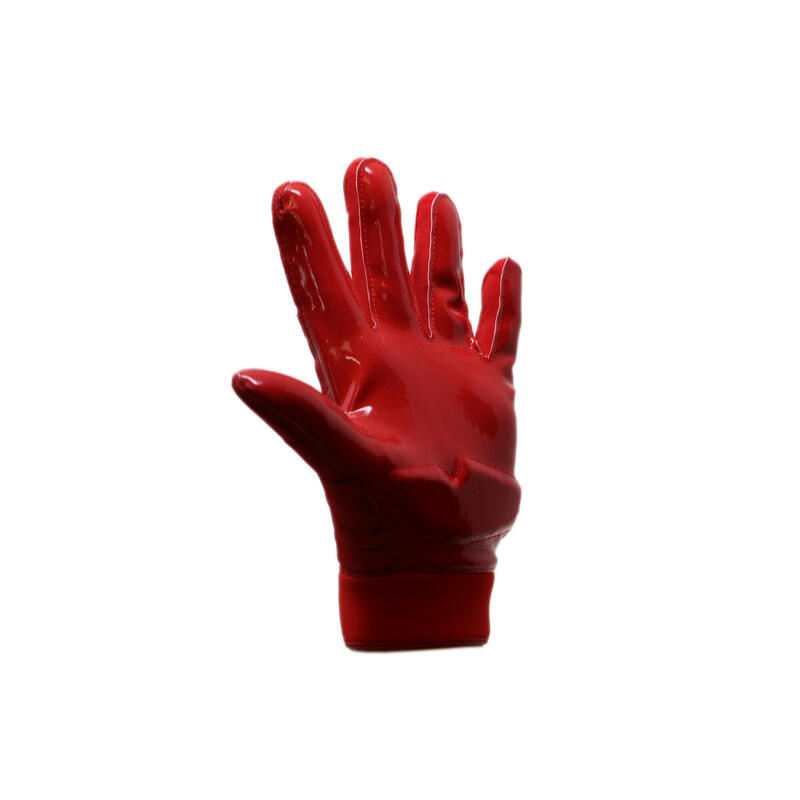 FKG-03 Rouge gants de football américain de linebacker pro, LB,RB,TE