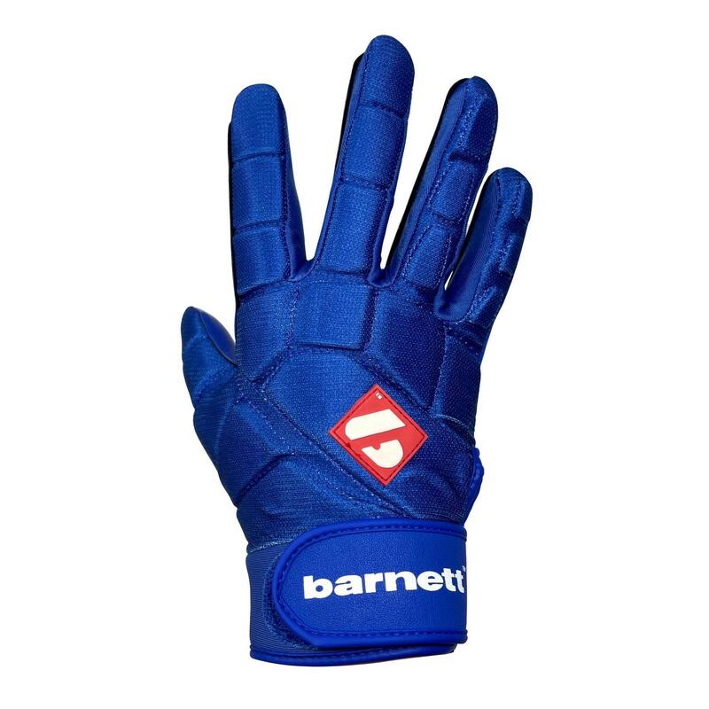 FKG-03 Blauwe American Football Linebacker-handschoenen Pro, LB, RB, TE