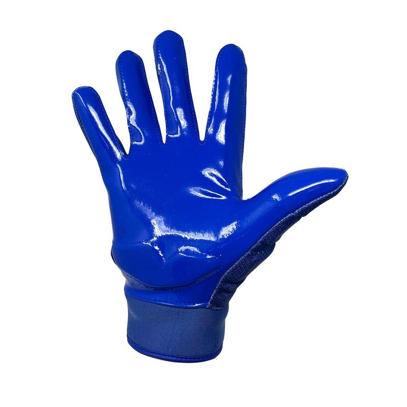 FKG-03 Bleu gants de football américain de linebacker pro, LB,RB,TE