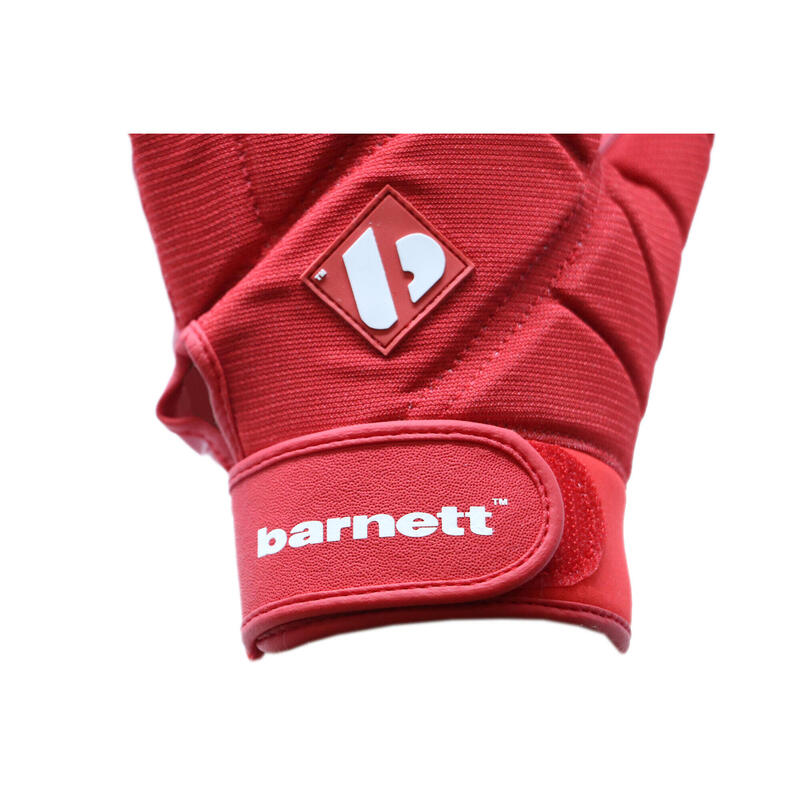 FKG-03 Rouge gants de football américain de linebacker pro, LB,RB,TE