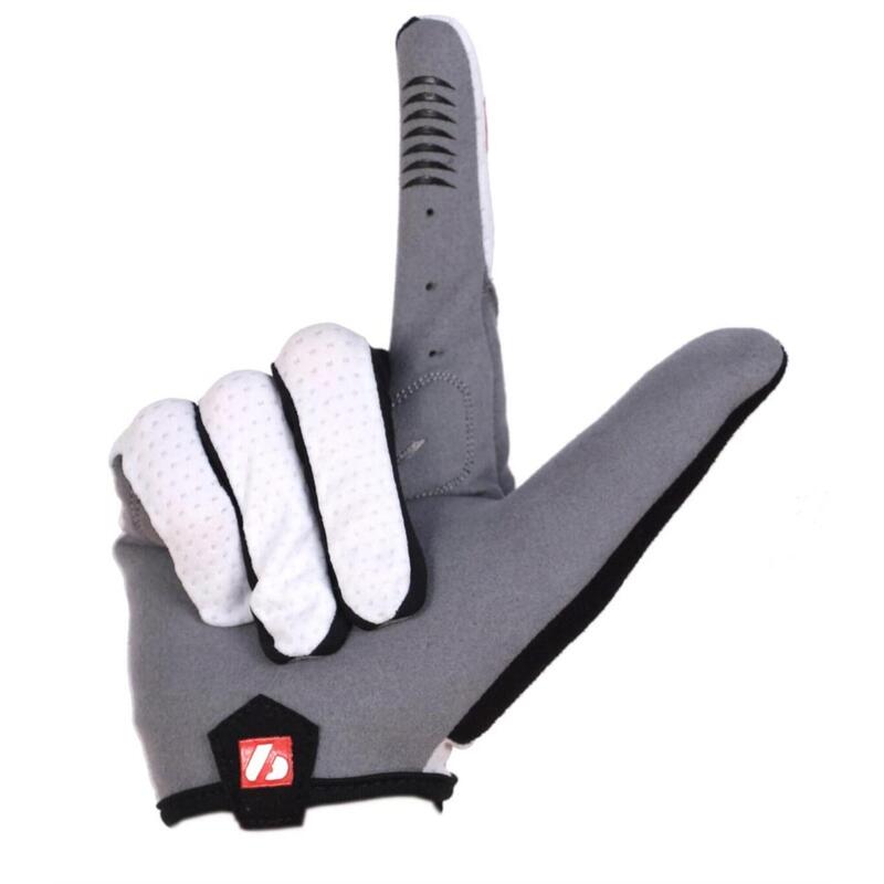 BG-01 Blanc Gants de vélo isolants, légers et performants