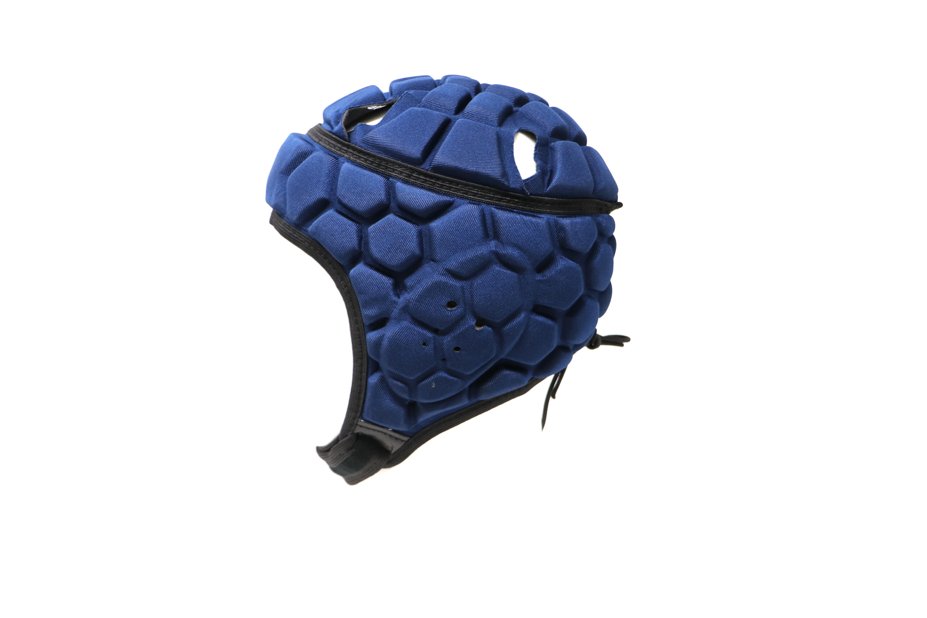 HEAT PRO Marineblauwe rugby- en vlagvoetbalhelm 2/7