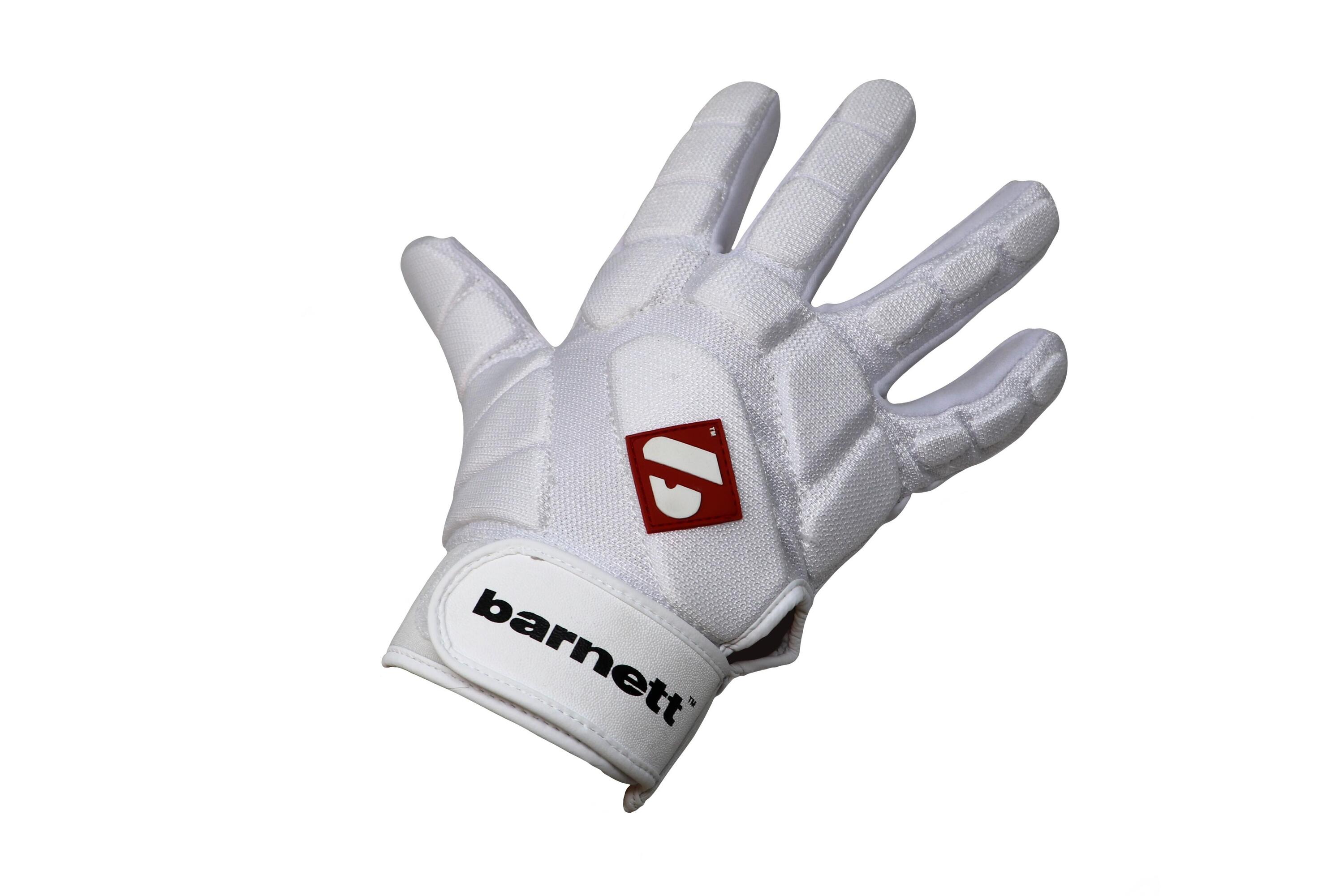 FKG-03 gants de football américain de linebacker pro, LB,RB,TE Blanc 3/4
