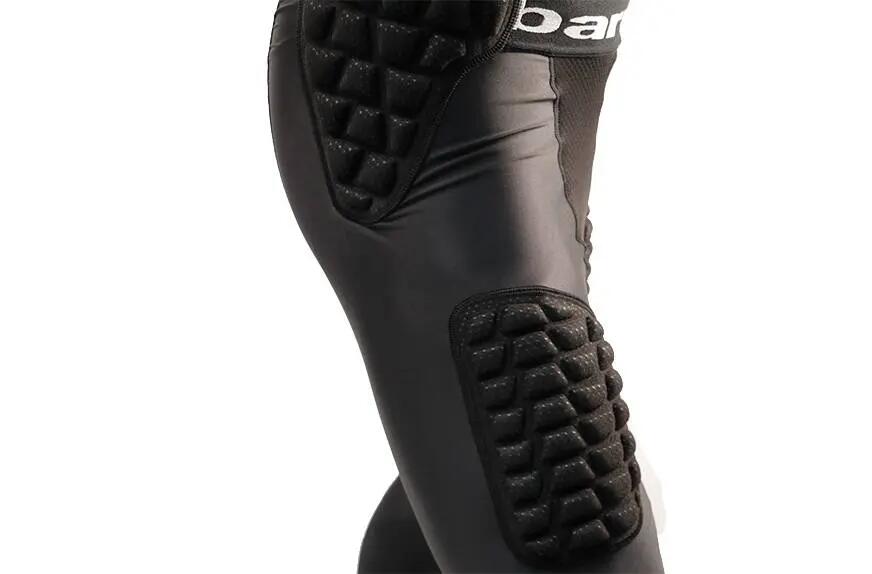 FS-10 Pantaloncini compressivi rinforzati, 5 parti integrate, Football americano 6/7