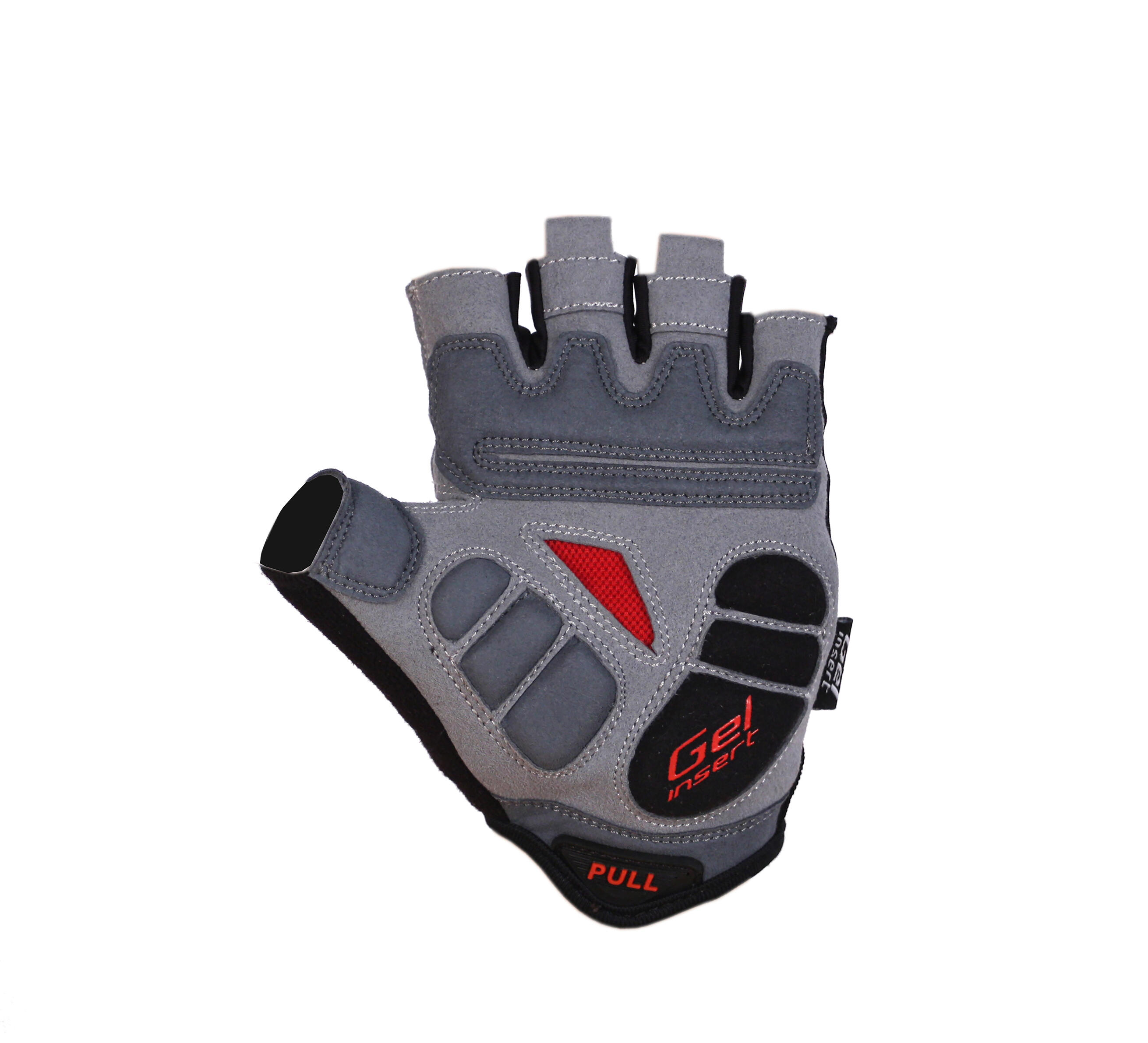 BG-04 Noir Gants de vélo courts compétition 4/6