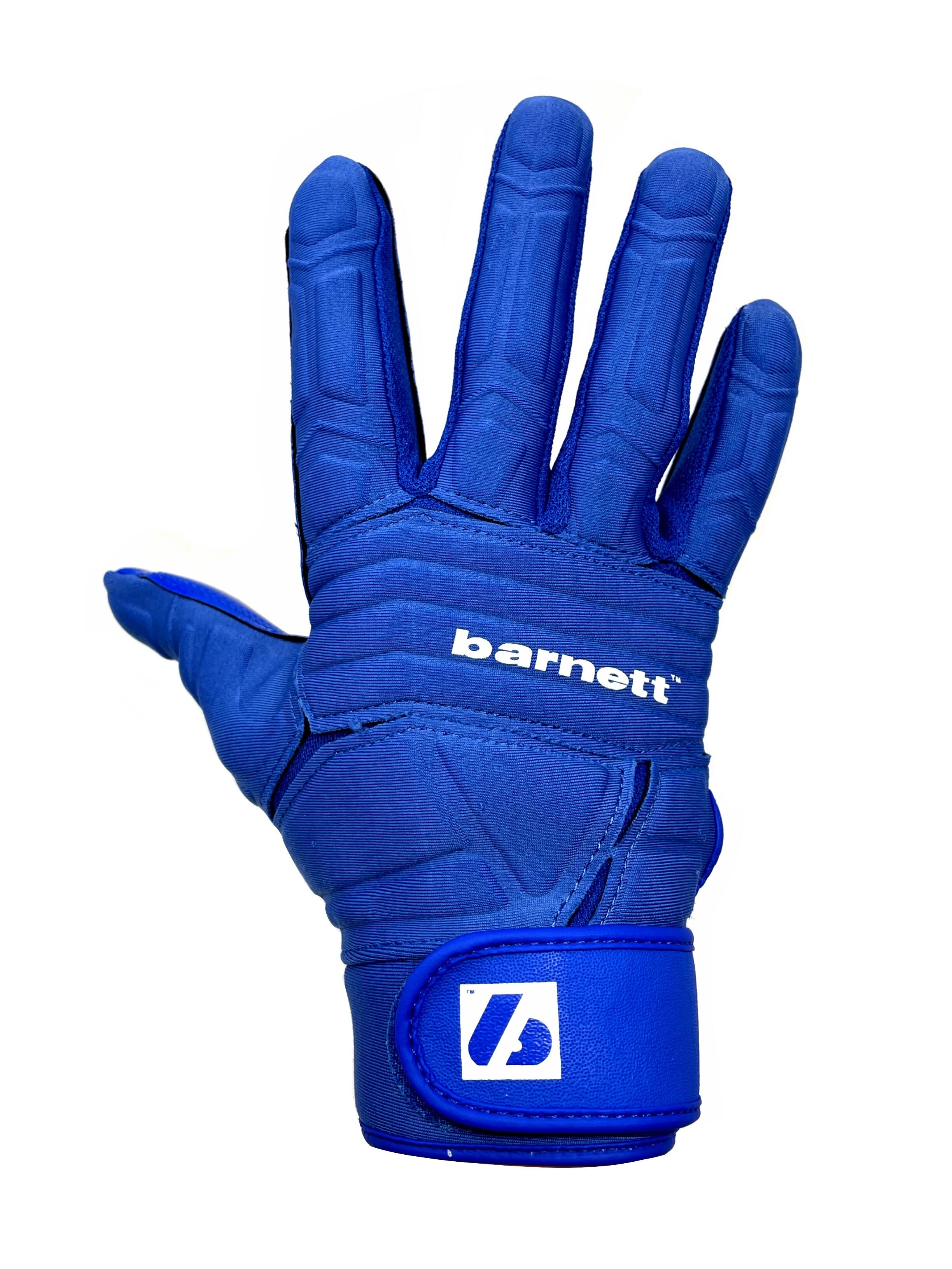 FLG-03 Bleu gants de football américain de linemen pro, OL,DL 2/3