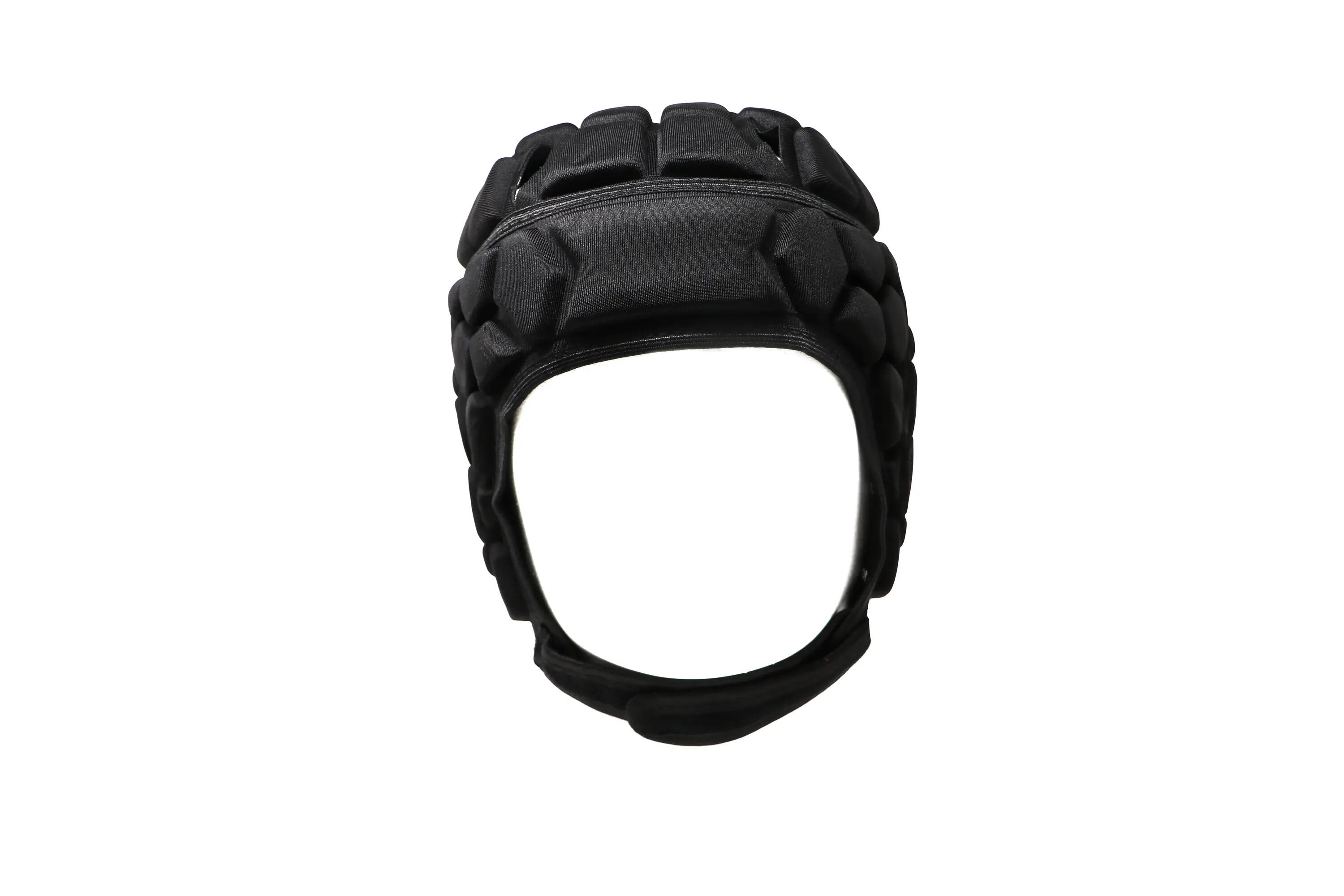 HEAT PRO Zwarte rugby- en vlagvoetbalhelm 4/7