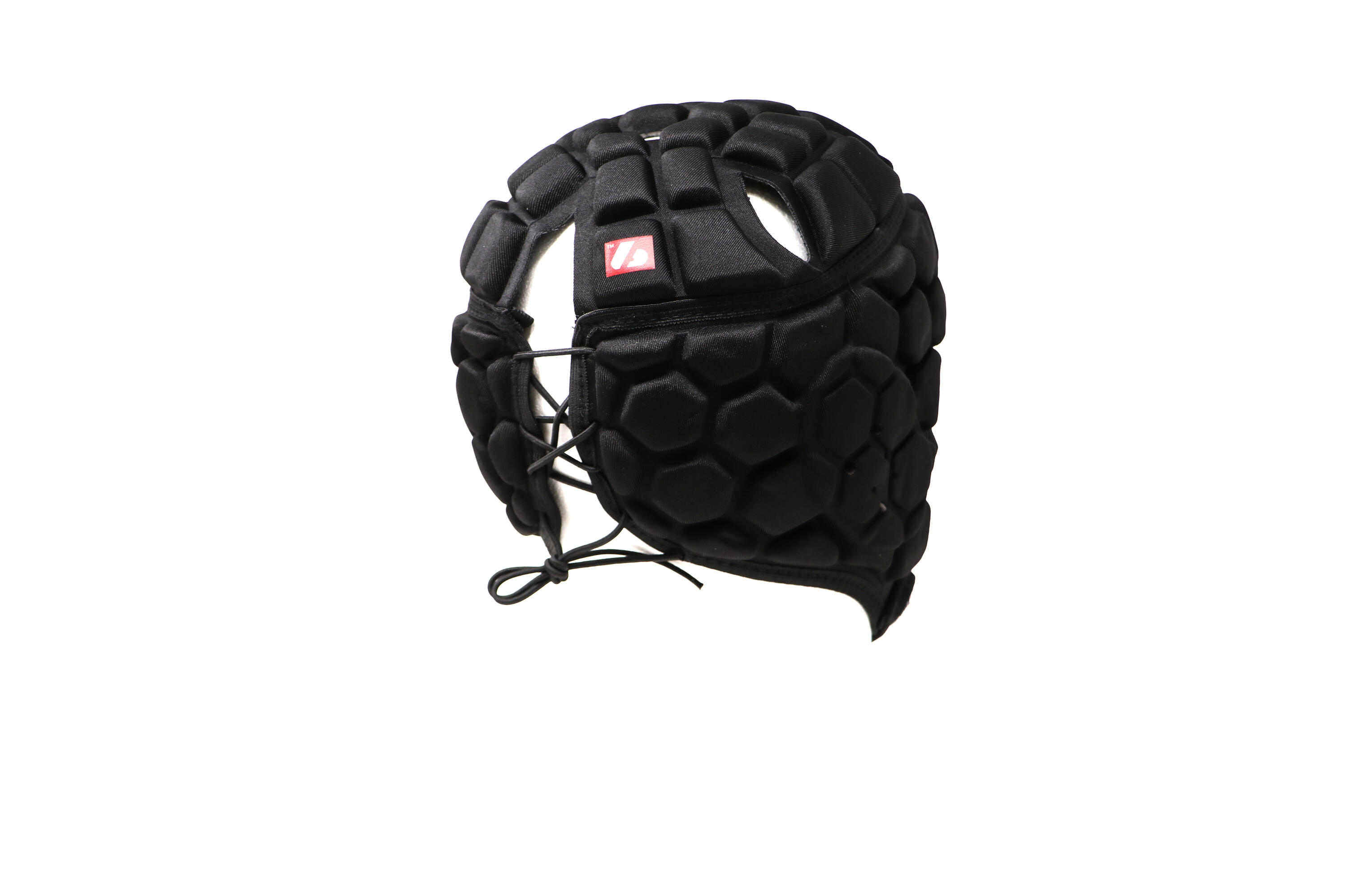 HEAT PRO Schwarzer Rugby- und Flag-Football-Helm 3/5