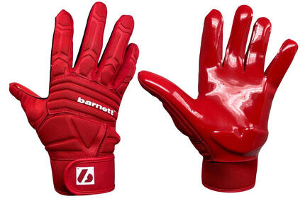 FLG-03 Rouge gants de football américain de linemen pro, OL,DL