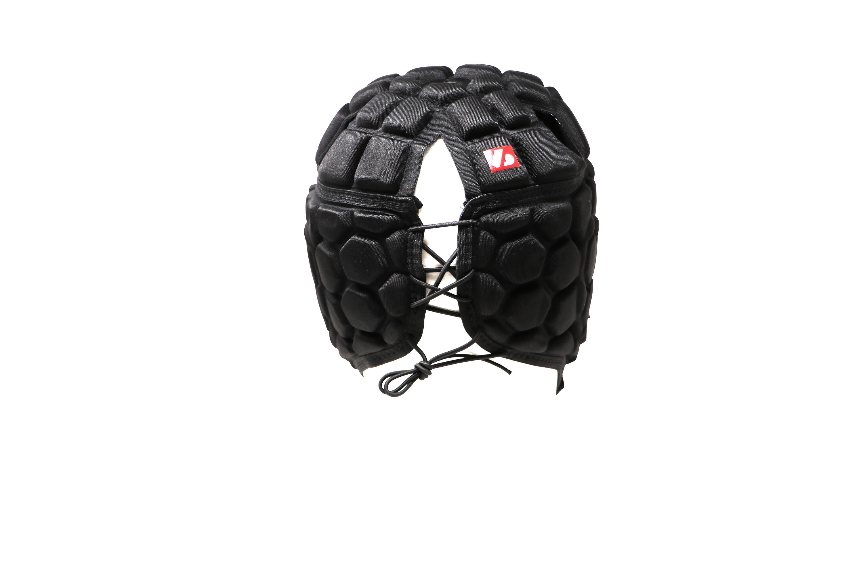 HEAT PRO Schwarzer Rugby- und Flag-Football-Helm 2/5