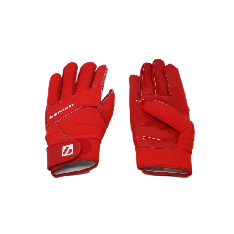 FLG-03 Rouge gants de football américain de linemen pro, OL,DL