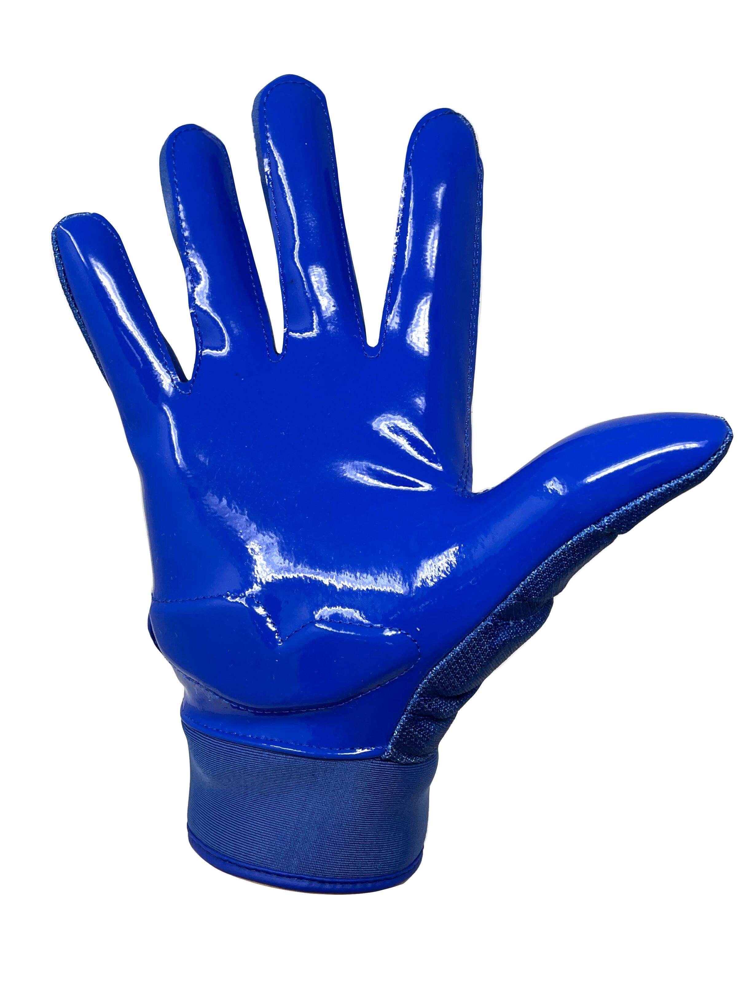 FKG-03 Red American football gloves for pro linebacker, LB, RB, TE 6/6