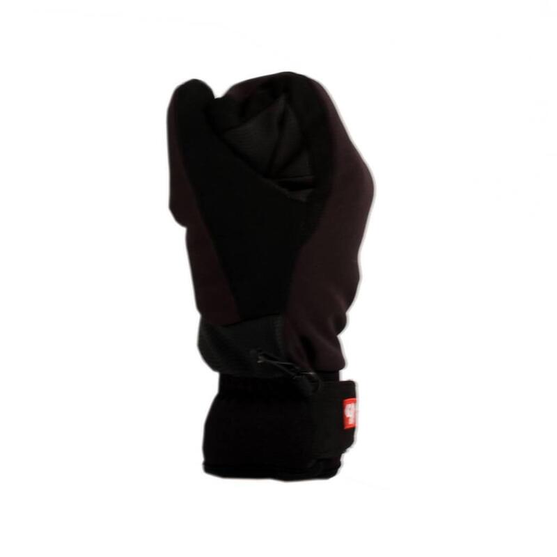 NBG-09 Noir gant 3 doigts hiver et ski softshell