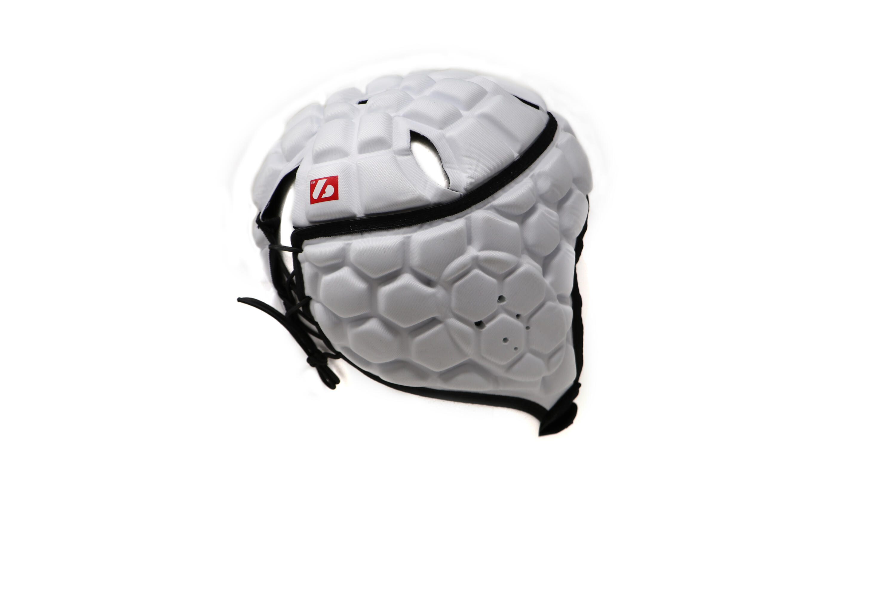 HEAT PRO White rugby and flag football helmet 4/4