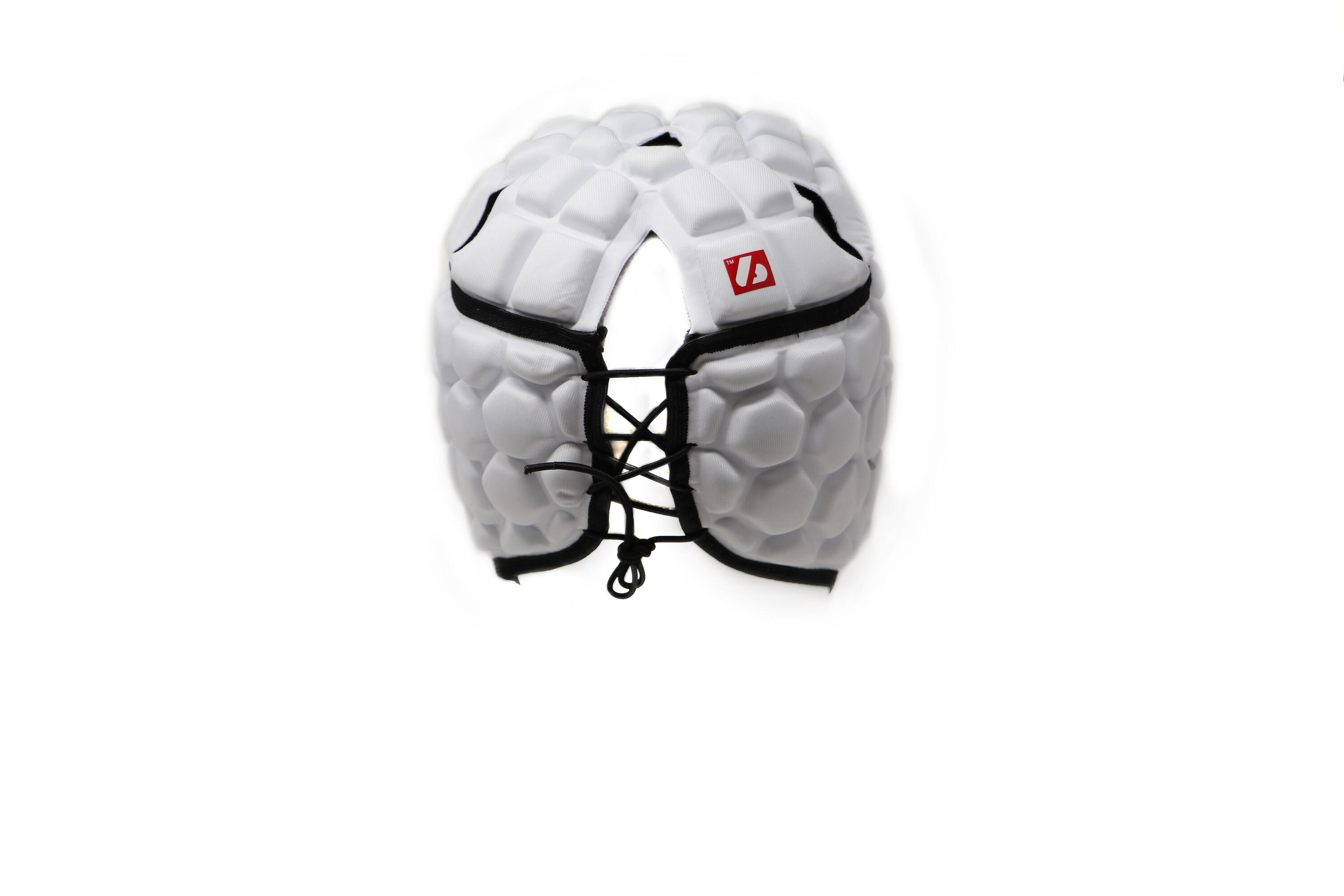 HEAT PRO White rugby and flag football helmet 3/4