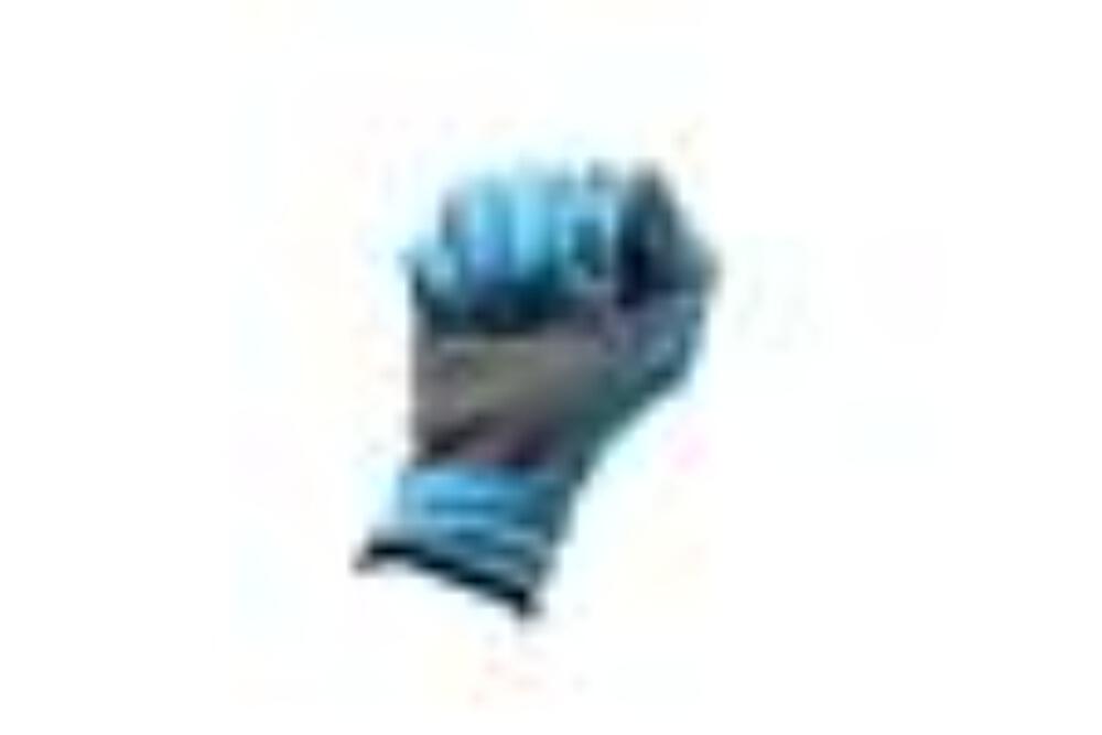 NBG-18 blue ski gloves on wheels - cross-country skiing - cycling - running 3/4