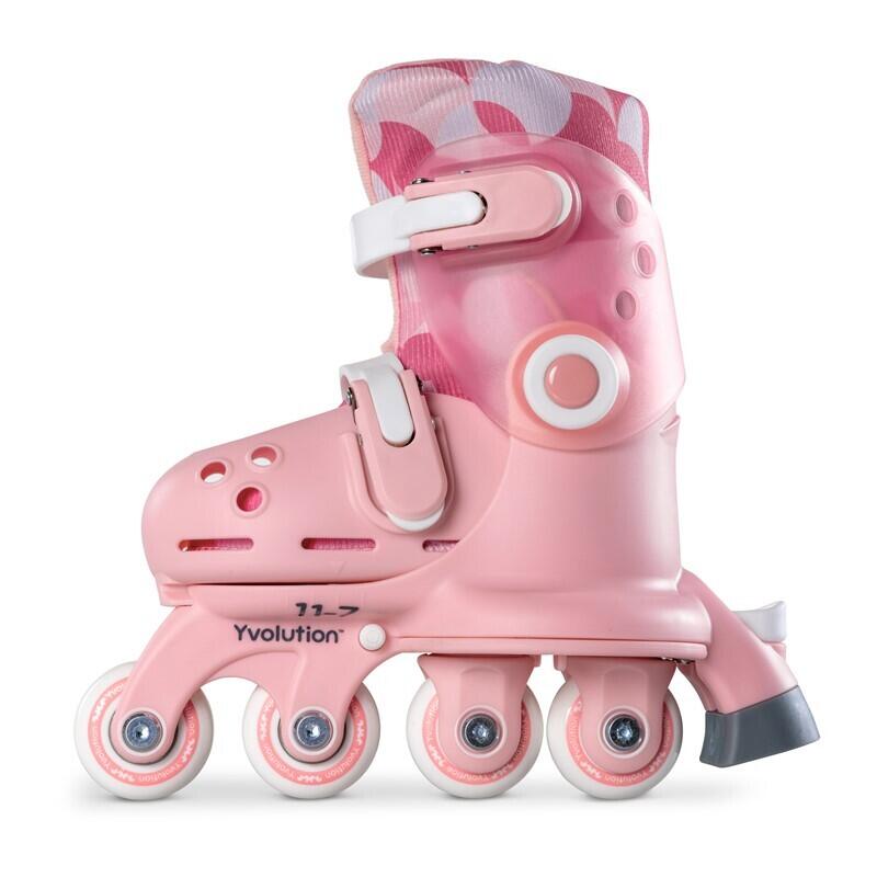 PATINES AJUSTABLES Y EVOLUTIVOS TWISTA T.30-34 PARA NIÑOS YVOLUTION ROSA 4/8