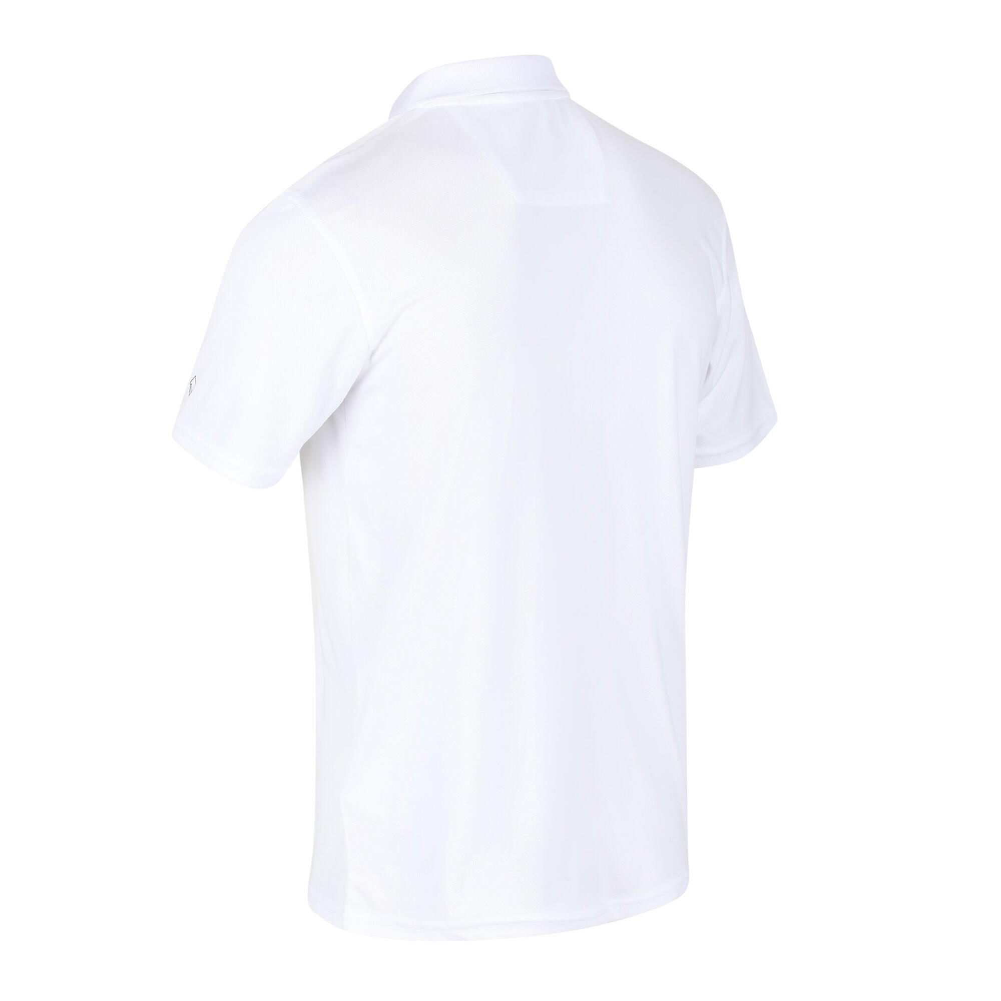 Mens Maverick V Active Polo Shirt (White) 4/5