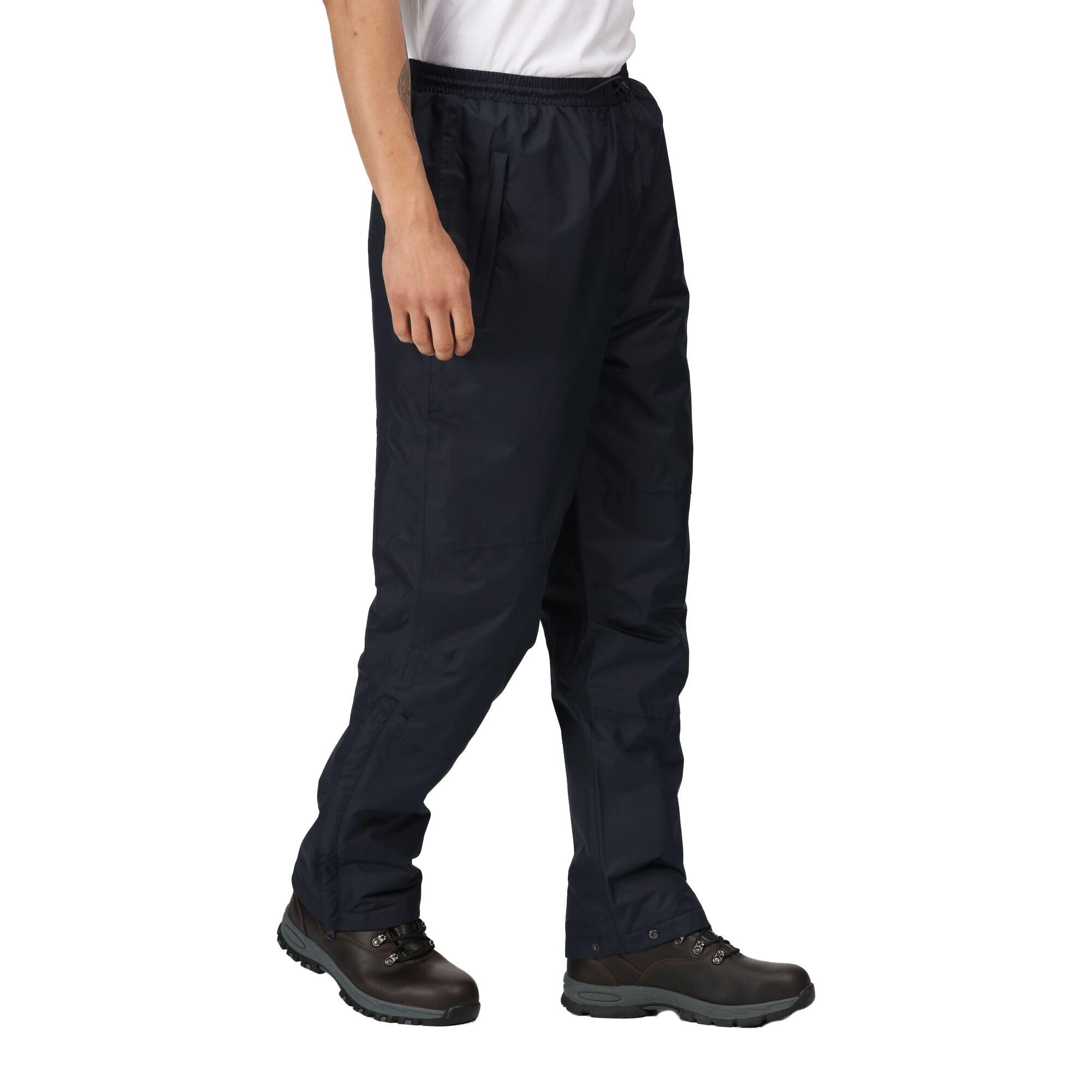 Regatta Wetherby Regen Überhose gefüttert (31cm Beinlänge) Herren Marineblau 3/4