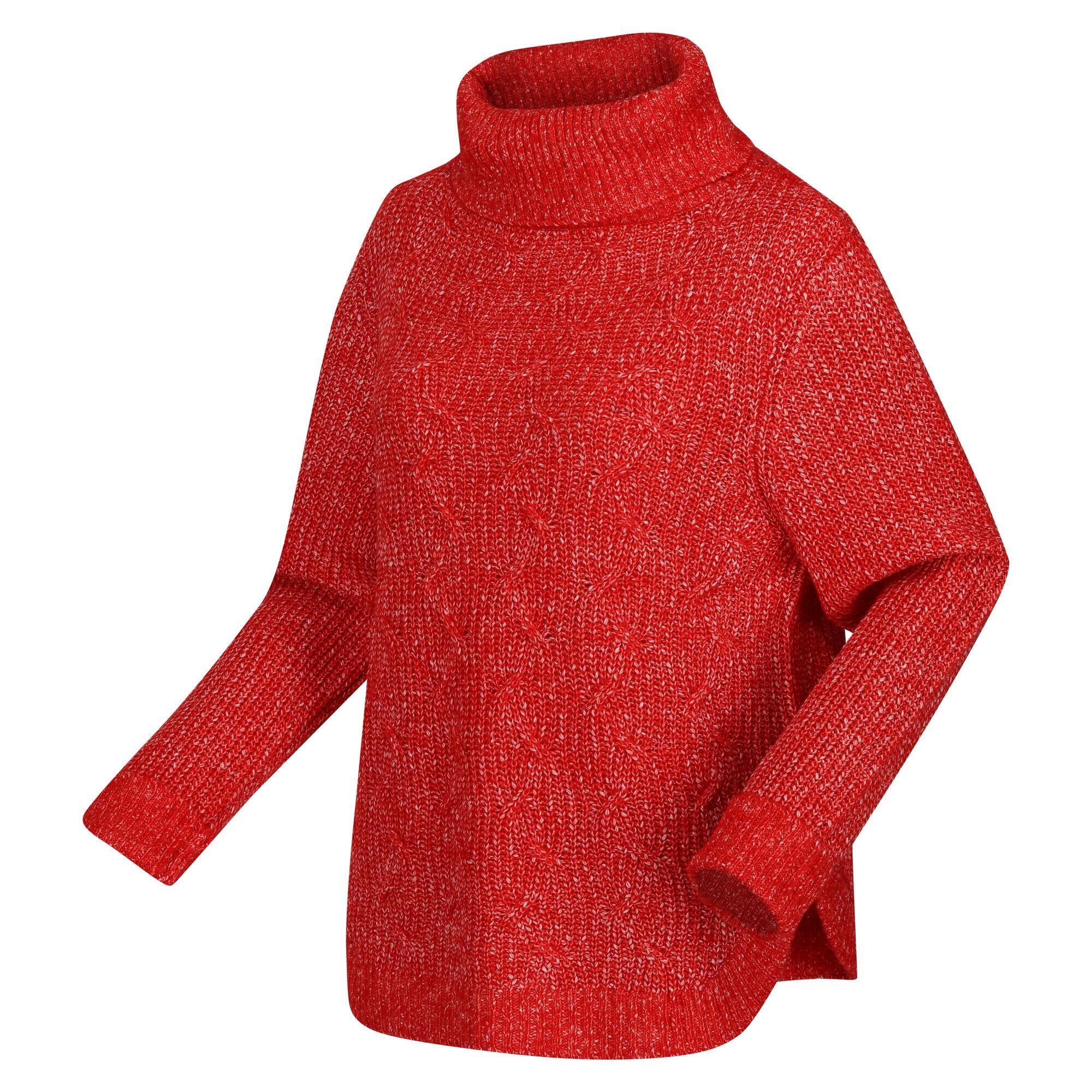 Womens/Ladies Kensley Marl Knitted Jumper (Code Red) 3/5