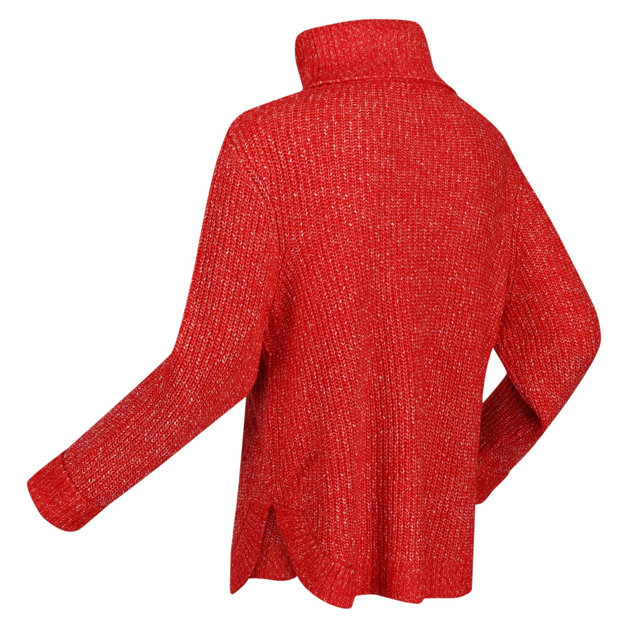 Womens/Ladies Kensley Marl Knitted Jumper (Code Red) 4/5