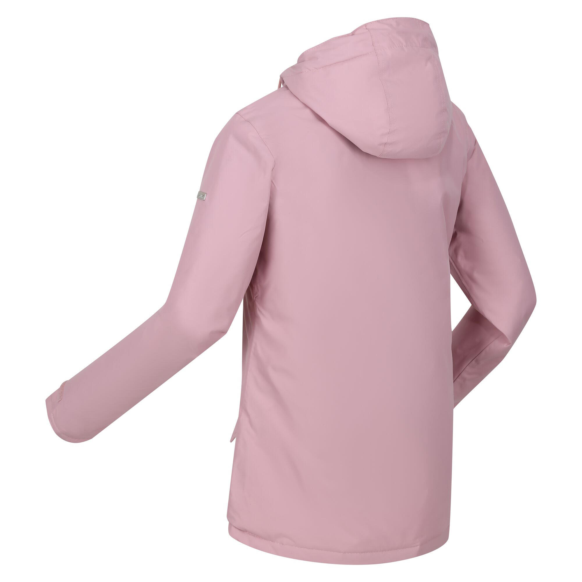Womens/Ladies Bria Faux Fur Lined Waterproof Jacket (Powder Pink) 4/5