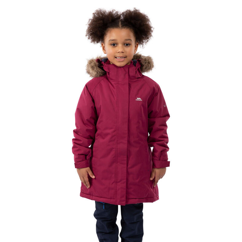 Childrens Girls Fame Waterdicht Parka Jasje (Veenbes)