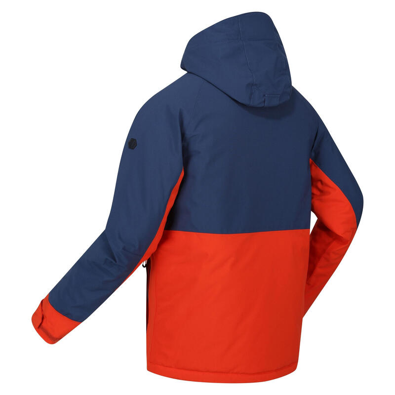 Giacca Imbottita Uomo Regatta Highton III Blu Ammiraglio Arancio Ruggine