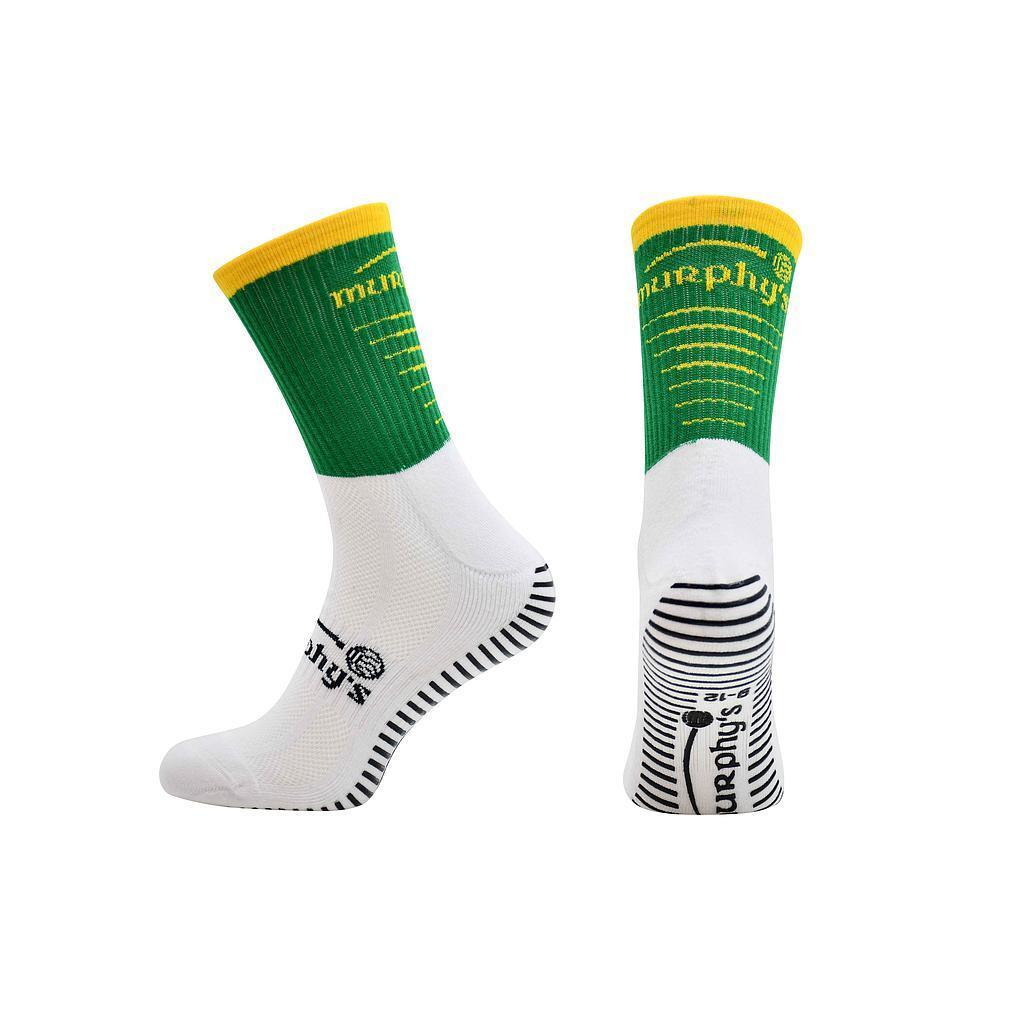 Unisex Adult Pro Mid GAA Socks (Green/Gold) 1/3