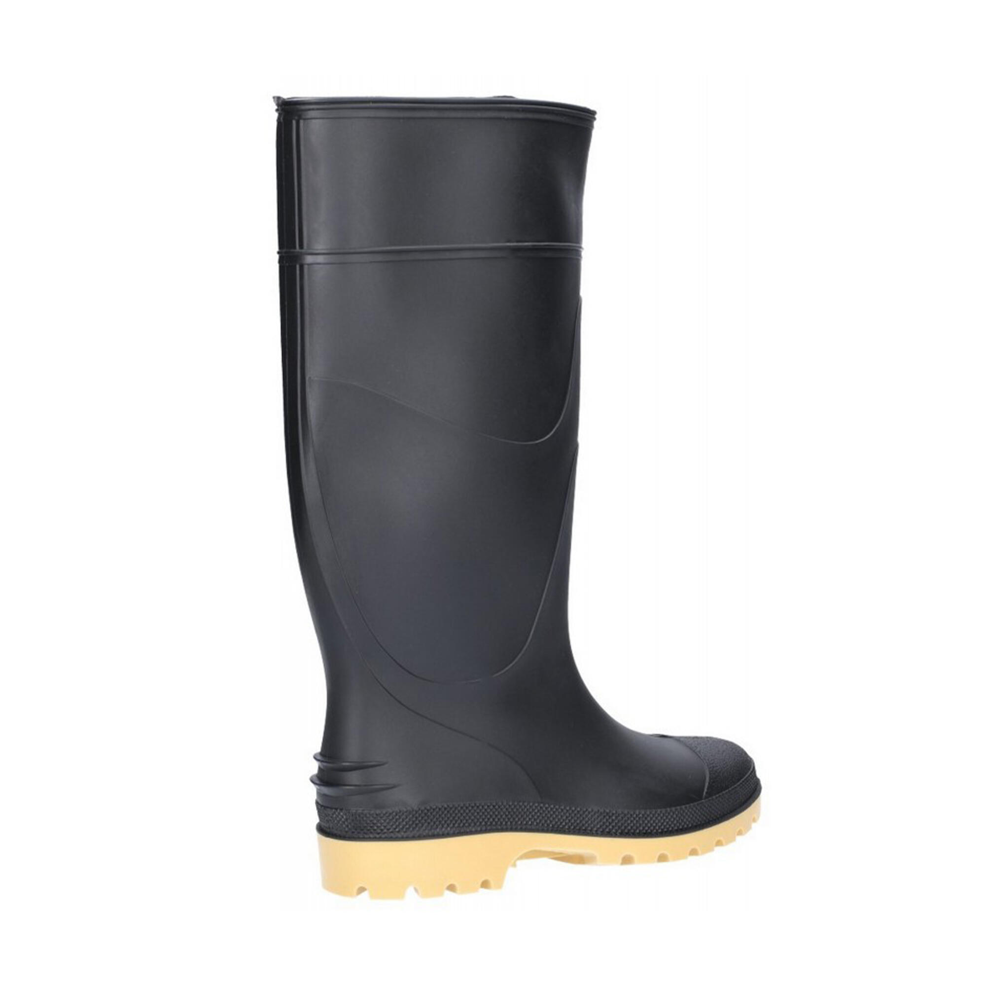 Pricebuster/Evora Wellington / Mens Boots / Plain Rubber Wellingtons (Black) 2/4